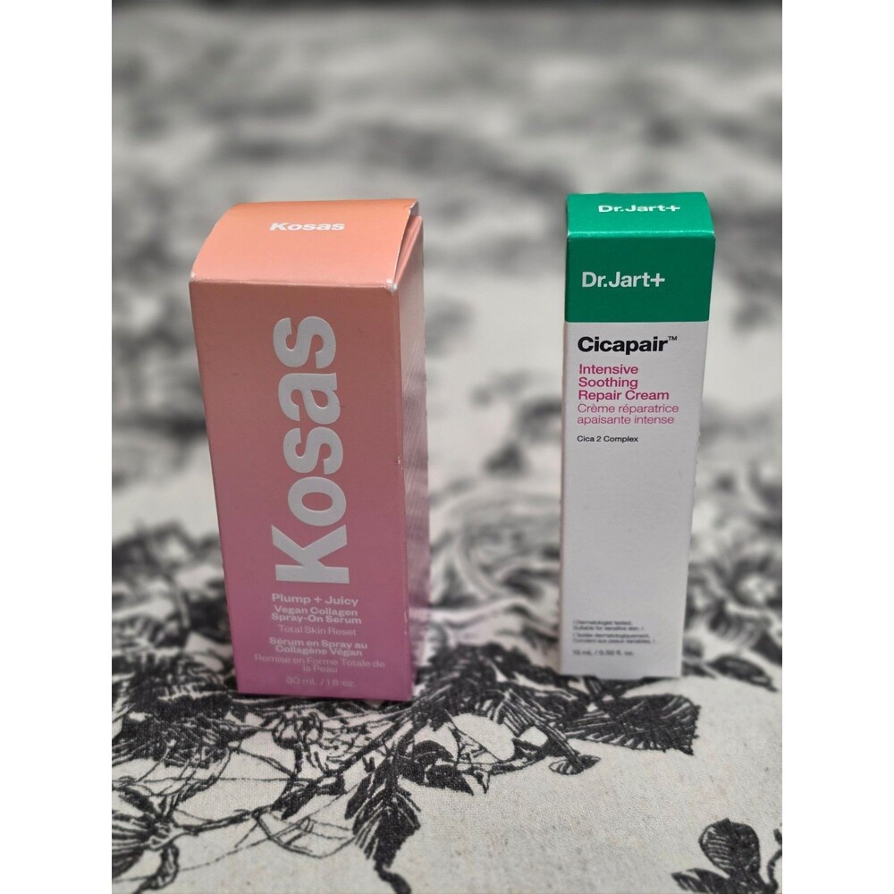 Kosas Plump Juicy Collagen Spray & Dr. Jart+ Cicapair Intensive Soothing Cream